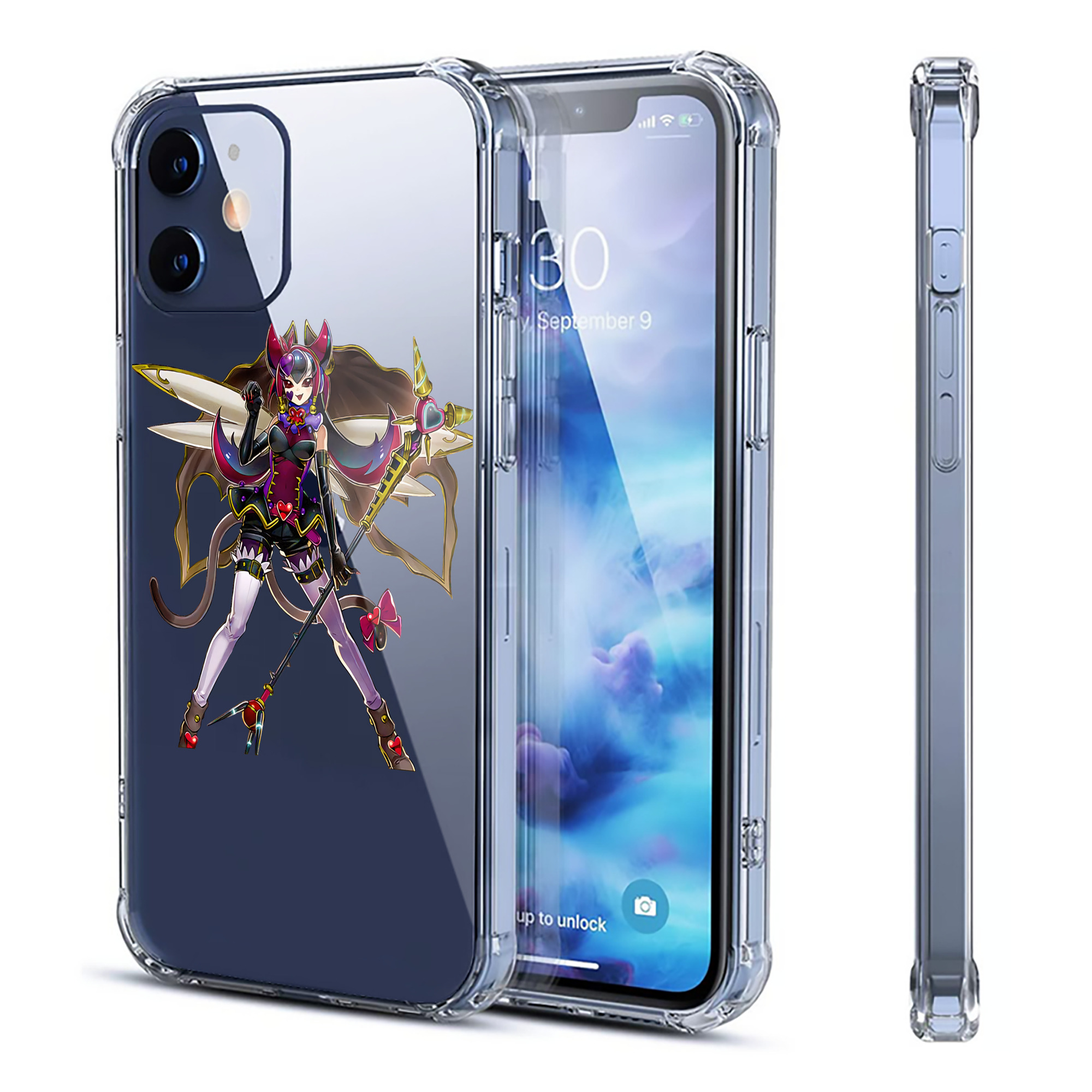 （画像用） 遊☆戯☆王 Yu-Gi-Oh! 【iPhone 12シリーズ対応】透明スマホケース（クリアソフトケース）